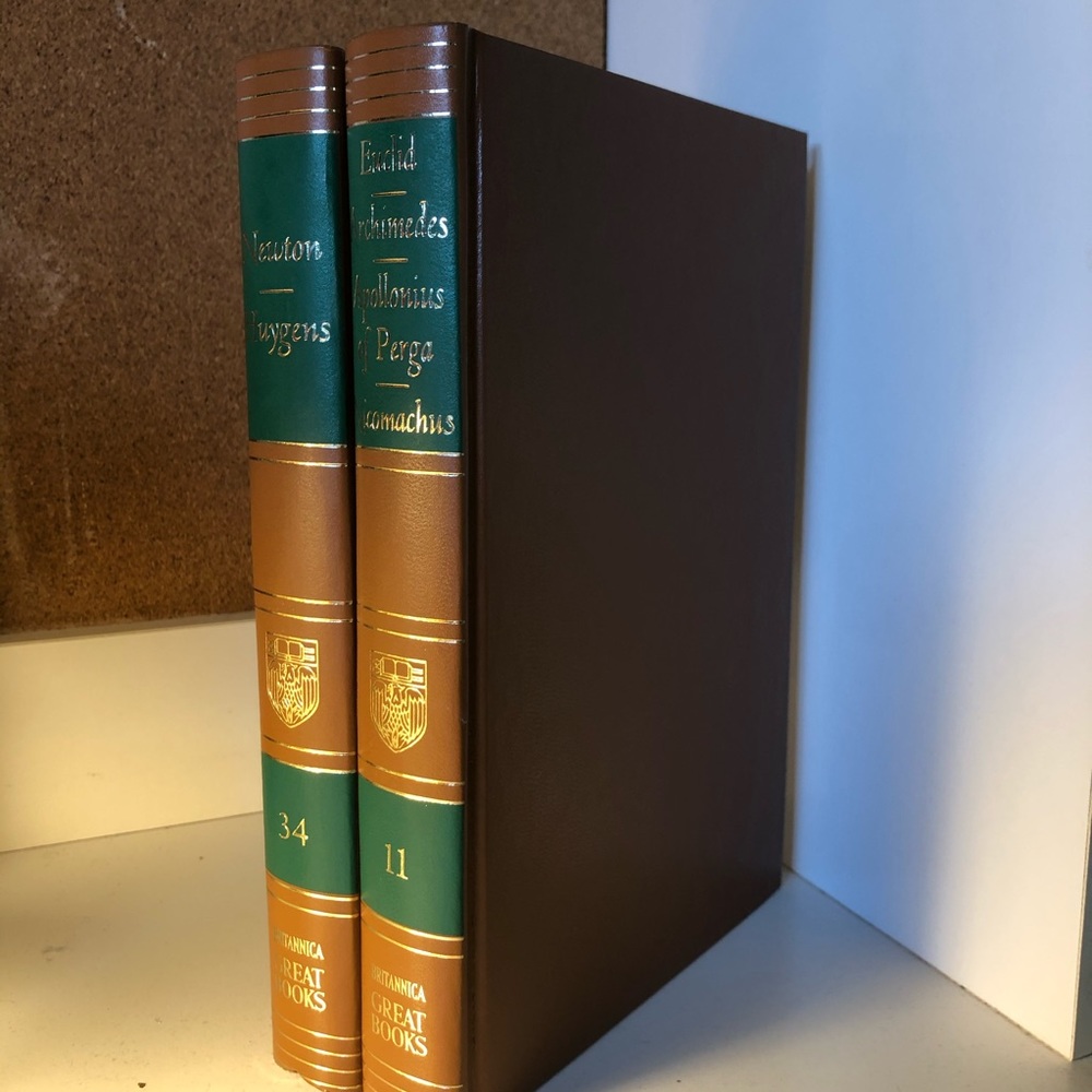 Chemistry Leather Bound Books x2